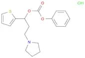 Carbonic acid, phenyl 3-(1-pyrrolidinyl)-1-(2-thienyl)propyl ester, hydrochloride (9CI)