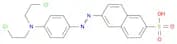 2-Naphthalenesulfonicacid, 6-[2-[4-[bis(2-chloroethyl)amino]phenyl]diazenyl]-