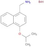1-Naphthalenemethanamine,4-(1-methylethoxy)-, hydrobromide (1:1)
