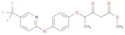 Pentanoic acid, 3-oxo-4-[4-[[5-(trifluoromethyl)-2-pyridinyl]oxy]phenoxy]-, methyl ester