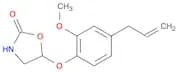 2-Oxazolidinone, 5-[2-methoxy-4-(2-propen-1-yl)phenoxy]-