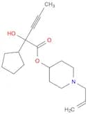 Cyclopentaneacetic acid, α-hydroxy-α-1-propyn-1-yl-, 1-(2-propen-1-yl)-4-piperidinyl ester