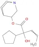 Cyclopentaneacetic acid, α-hydroxy-α-1-propen-1-yl-, 1-azabicyclo[2.2.2]oct-3-yl ester