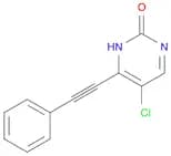 2(1H)-Pyrimidinone, 5-chloro-4-(phenylethynyl)-
