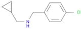 [(4-chlorophenyl)methyl](cyclopropylmethyl)amine