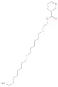 3-Pyridinecarboxylic acid, 2-(hexadecylthio)ethyl ester