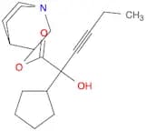 Cyclopentaneacetic acid, α-1-butyn-1-yl-α-hydroxy-, 1-azabicyclo[2.2.2]oct-3-yl ester