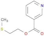 3-Pyridinecarboxylic acid, 2-(methylthio)ethyl ester