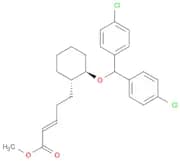 2-Pentenoic acid, 5-[2-[bis(4-chlorophenyl)methoxy]cyclohexyl]-, methyl ester, [1α(E),2β]- (9CI)