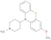 10H-Phenothiazine, 3-methoxy-10-(1-methyl-4-piperidinyl)-
