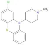 10H-Phenothiazine, 2-chloro-10-(1-methyl-4-piperidinyl)-