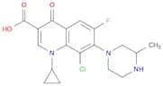 3-Quinolinecarboxylicacid,8-chloro-1-cyclopropyl-6-fluoro-1,4-dihydro-7-(3-methyl-1-piperazinyl)-4…