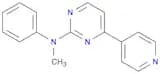 2-Pyrimidinamine, N-methyl-N-phenyl-4-(4-pyridinyl)-