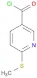 3-Pyridinecarbonylchloride, 6-(methylthio)-