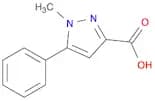 1-Methyl-5-phenylpyrazole-3-carboxylic acid