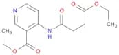 3-Pyridinecarboxylic acid, 4-[(4-ethoxy-1,4-dioxobutyl)amino]-, ethyl ester