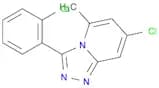 7-Chloro-3-(2-chlorophenyl)-5-methyl-[1,2,4]triazolo[4,3-a]pyridine