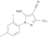 5-Amino-4-cyano-1-(2,4-difluorophenyl)-3-methyl-1H-pyrazole