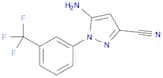 5-amino-1-[3-(trifluoromethyl)phenyl]pyrazole-3-carbonitrile