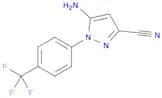 5-amino-1-[4-(trifluoromethyl)phenyl]pyrazole-3-carbonitrile