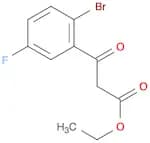 Ethyl (2-bromo-5-fluorobenzoyl)acetate
