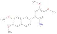 Benzenamine, 2-(6,7-dimethoxy-2-naphthalenyl)-4,5-dimethoxy-