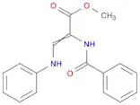 methyl 3-anilino-2-(benzoylamino)acrylate