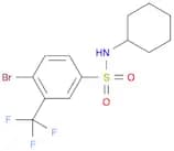 4-Bromo-N-cyclohexyl-3-(trifluoromethyl)benzenesulfonamide