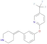 Pyridine, 2-[3-(4-piperidinylidenemethyl)phenoxy]-5-(trifluoromethyl)-