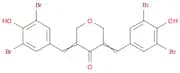 4H-Pyran-4-one, 3,5-bis[(3,5-dibromo-4-hydroxyphenyl)methylene]tetrahydro-