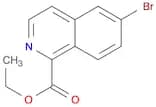 1-Isoquinolinecarboxylic acid, 6-bromo-, ethyl ester