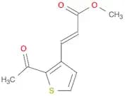 2-Propenoic acid, 3-(2-acetyl-3-thienyl)-, methyl ester, (E)- (9CI)