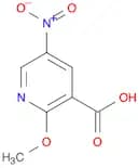 3-Pyridinecarboxylic acid, 2-methoxy-5-nitro-