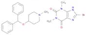 4-(DIPHENYLMETHOXY)-1-METHYLPIPERIDINE BROMOTHEOPHYLLINE