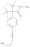 Benzeneacetic acid, 4-(4-hydroxy-1-butyn-1-yl)-α,α-di(methyl-d3)-, methyl ester