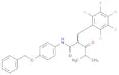 Pentanamide, 4-methyl-3-oxo-N-[4-(phenylmethoxy)phenyl]-2-(phenyl-2,3,4,5,6-d5-methylene)-