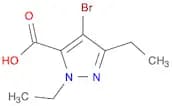 1H-Pyrazole-5-carboxylic acid, 4-bromo-1,3-diethyl-