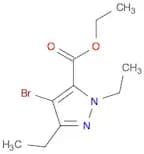 1H-Pyrazole-5-carboxylic acid, 4-bromo-1,3-diethyl-, ethyl ester