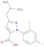 1H-Pyrazole-5-carboxylic acid, 1-(2,4-difluorophenyl)-3-(2-methylpropyl)-