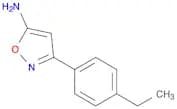 3-(4-Ethylphenyl)isoxazol-5-amine