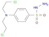Benzenesulfonic acid, 4-[bis(2-chloroethyl)amino]-, hydrazide