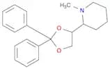 Piperidine, 2-(2,2-diphenyl-1,3-dioxolan-4-yl)-1-methyl-