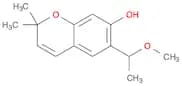 2H-1-Benzopyran-7-ol, 6-(1-methoxyethyl)-2,2-dimethyl- (9CI)