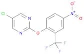 Pyrimidine, 5-chloro-2-[4-nitro-2-(trifluoromethyl)phenoxy]-
