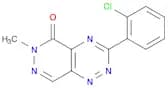 Pyridazino[4,5-e]-1,2,4-triazin-5(6H)-one, 3-(2-chlorophenyl)-6-methyl-