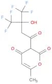 2H-Pyran-2,4(3H)-dione, 6-methyl-3-[4,4,4-trifluoro-3-hydroxy-1-oxo-3-(trifluoromethyl)butyl]-
