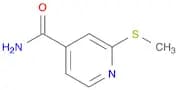 4-Pyridinecarboxamide, 2-(methylthio)-