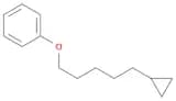 ((5-Cyclopropylpentyl)oxy)benzene