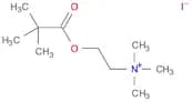 Ethanaminium, 2-(2,2-dimethyl-1-oxopropoxy)-N,N,N-trimethyl-, iodide (1:1)