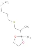 1,3-Dioxolane, 2-methyl-2-[1-methyl-2-(pentylthio)ethyl]-